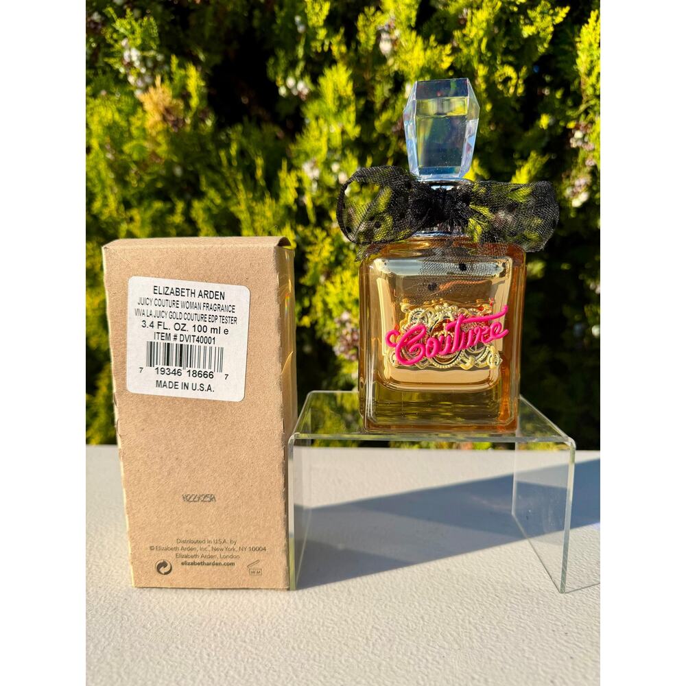 Elizabeth Arden Viva La Juicy Gold Couture Eau de Parfum Spray 100ml 3.4 Oz - Picture 2 of 4